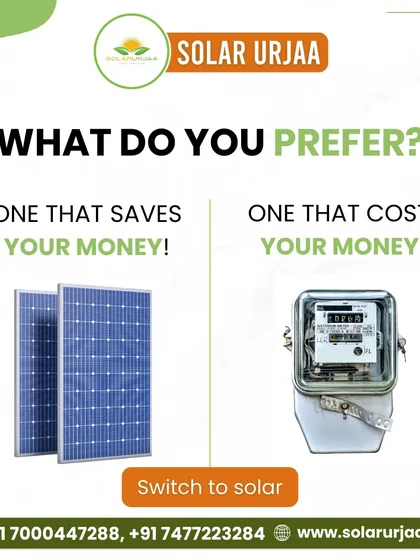 We offer a clear choice: a solution that saves your money or a meter that costs you money. Switch to solar and choose savings.