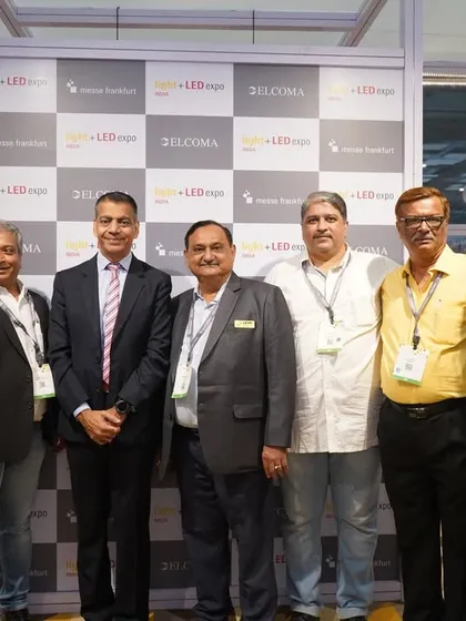 A group photo with members of our partner associations. These collaborations are fundamental to our mission of serving the entire lighting industry.