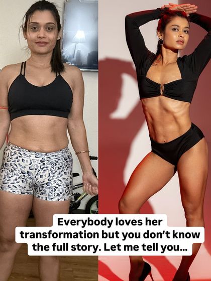 Everyone loves this transformation, but they do not know the full story. This is Swati, who started her journey with the goal of competing, even after a severe injury. This is what determination looks like.