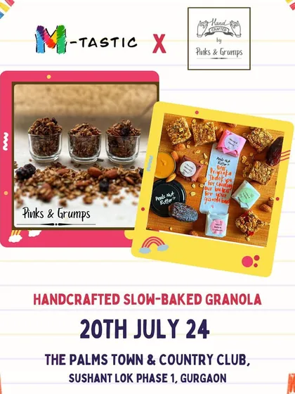 For healthy and delicious treats, we feature brands like Pinks & Grumps, which specializes in handcrafted, slow-baked granola.