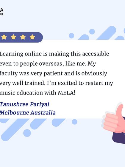 Mela Music School - Vocal Lessons Hear From Our Students: Testimonials & Success photo 9