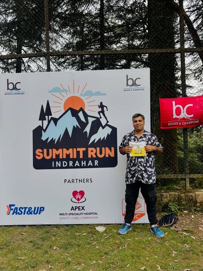 One of my athletes at the Indrahar Summit Run. It was a successful event for our entire box, with everyone showing tremendous effort.