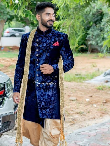 I also provide grooming and light makeup for the groom, ensuring he looks sharp and confident for the engagement photos.