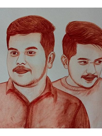 Sharan Ediga - Custom Portrait Art Blood Portraits: Your Story in Art photo 66