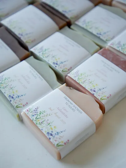 The final packaged soaps, each one a small token of celebration.