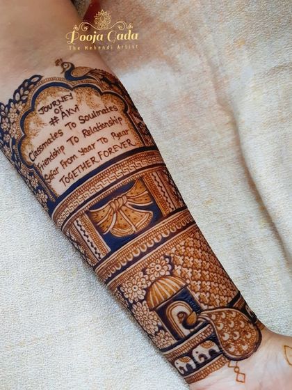 A close-up of the love story timeline, a beautiful and personal way to celebrate the couple's journey together.