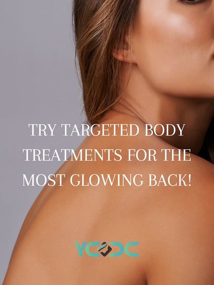 Get a glowing back for that special outfit. Our Hydrafacial body treatments are perfect for targeting concerns like back acne and pigmentation, leaving your skin smooth and clear.