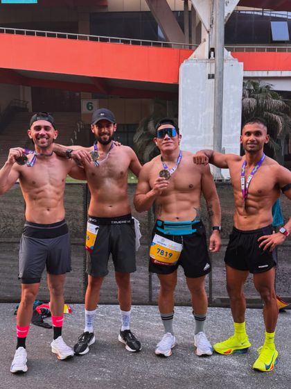 More than just a race, it's a shared memory. The bond forged during training is what makes crossing the finish line so special.