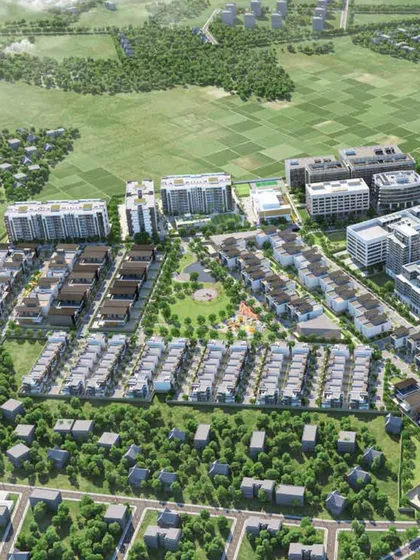 In a country where monsoons define the climate, our designs must respond. At Utsodhaara Township, we used permeable surfaces and layouts that respect natural slopes to manage rainwater and reduce runoff.