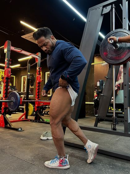 Side leg pose. The details matter, and every muscle fiber is earned.