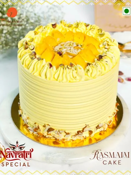 Experience the magic of fusion with our Navratri Special Rasmalai Cake. We've infused the rich, creamy flavour of traditional rasmalai into a soft, moist cake, creating a dessert that honours our heritage.