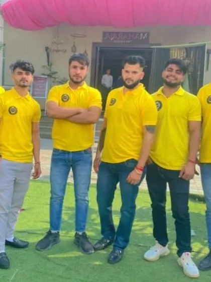 My team of skilled artists, ready to make your mehndi ceremony a success.