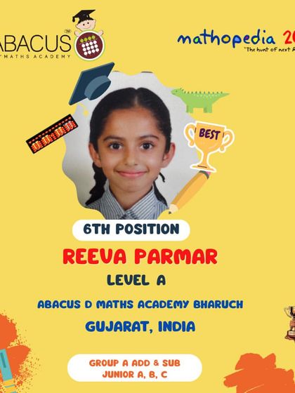 Abacus D Maths Academy - Educational Franchise & Teacher Training Mathopedia: Our Annual Competitions photo 139