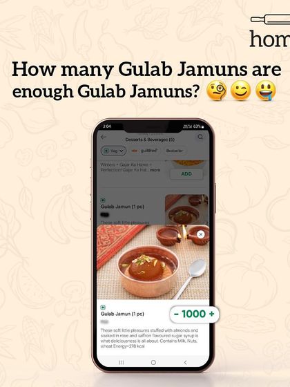 I'm asking a serious question here. How many Gulab Jamuns are enough Gulab Jamuns? The limit does not exist, right?