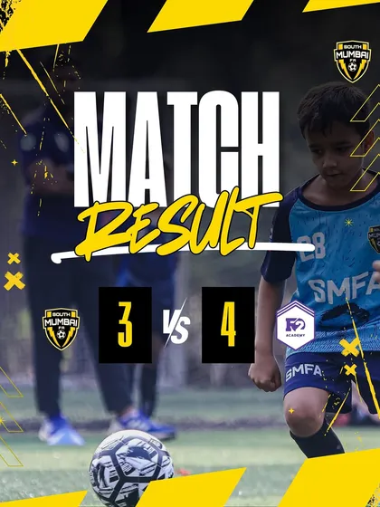 A thrilling 3-4 match for our U9 squad. The result doesn't define us, but the passion and determination do.