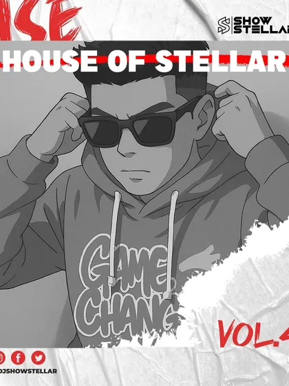This is the artwork for "HOUSE OF STELLAR Vol. 4," my signature mashup series. The animated style captures the high energy, game changing vibe of the tracks inside, where I remix popular hits into club essentials.