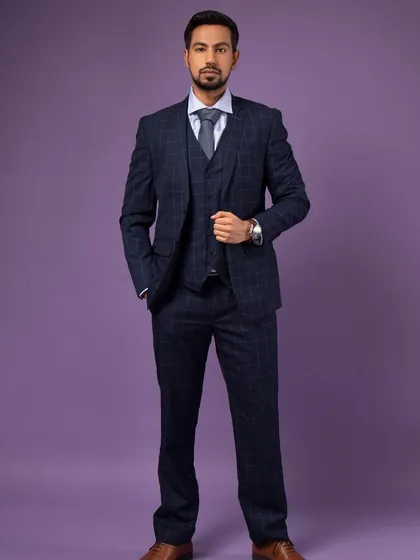 A final full-length portrait, exuding confidence and professionalism.