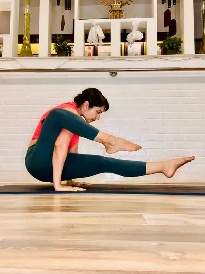 Ek Hasta Bhujasana, or Elephant Trunk Pose, connects us to the energy of Ganesha, the remover of obstacles and guardian of our root chakra. This pose is a reminder that our physical practice is deeply intertwined with our spiritual journey, grounding us in our foundation.