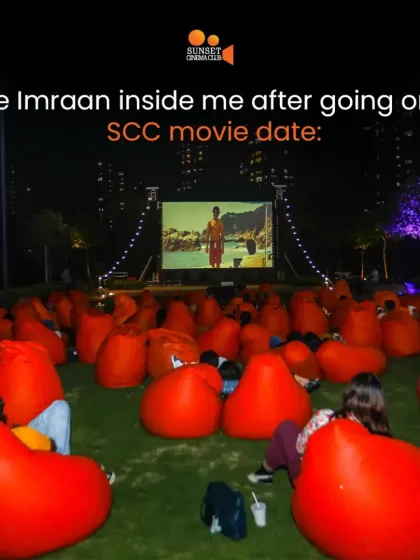 "Agar open air cinema experience kar rahe ho toh zinda ho tum!" Watching ZNMD under the stars really brings out your inner Imraan.