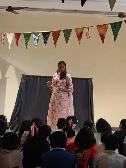 More moments from my travels to schools across the country, each one a unique and joyful experience. From interactive workshops to large assembly performances, I tailor each session to the school's needs.