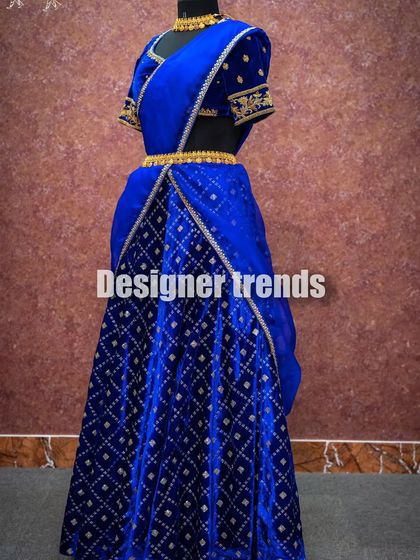 Designer Trends - Ethnic & Occasion Wear Rental Traditional Half Sarees (Langa Voni) photo 44