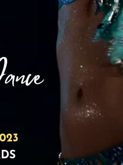 A poster for a "Belly Dance Hafla," an informal dance show for the students of NK Belly Dance School.