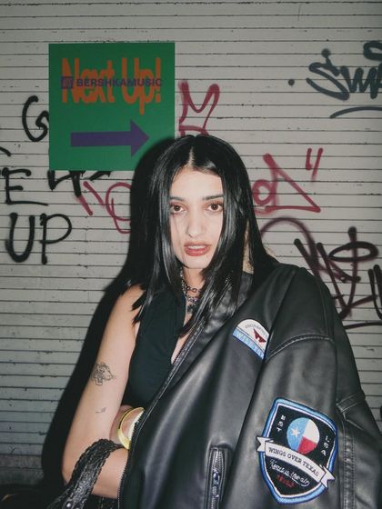 A moody shot from the Bershka x NTS Radio event. The graffiti-covered background and industrial setting perfectly matched the cool, street-style vibe of the collaboration.