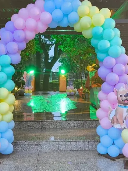 More examples of my popular Cocomelon themed birthday decorations, showcasing different arrangements with character cutouts, balloon arches, and personalized backdrops for first and second birthdays.