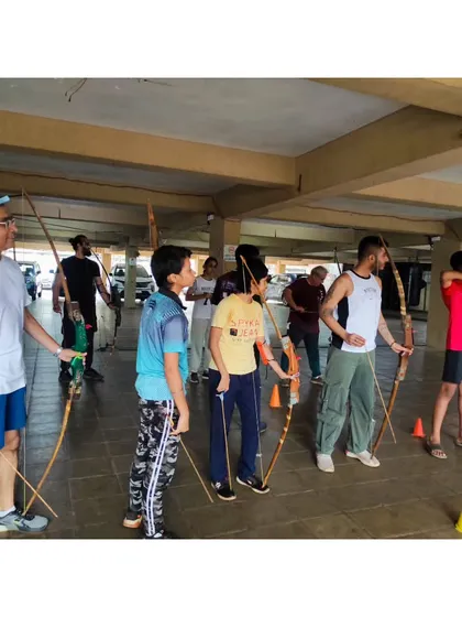 Our May batch lining up to practice. It's great to see students of all ages and backgrounds learning side-by-side.