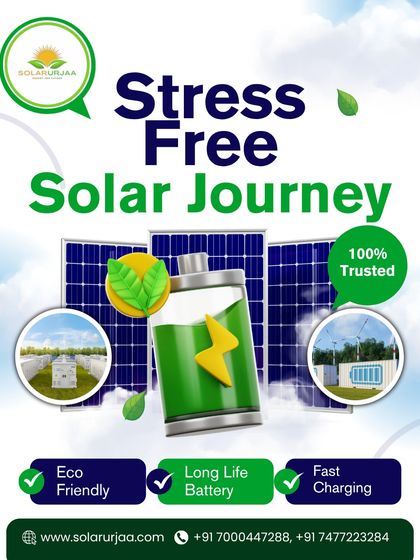 **Enjoy a stress-free solar journey with my trusted support.** I provide eco-friendly solutions with long-life batteries and fast charging where needed. You can count on reliable performance and expert support every step of the way.