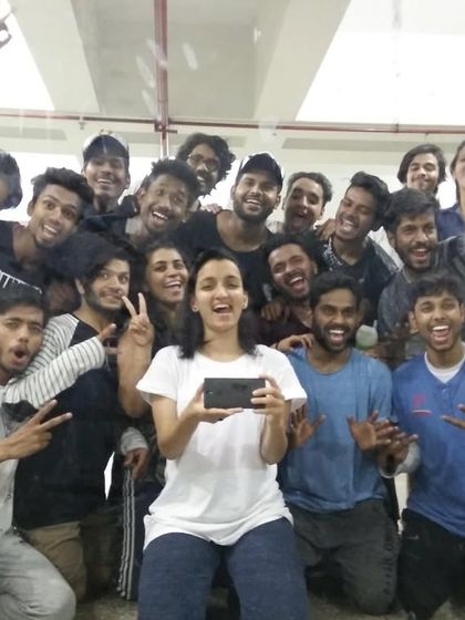 A happy, chaotic group selfie from 2016. The dance community has always been my family.