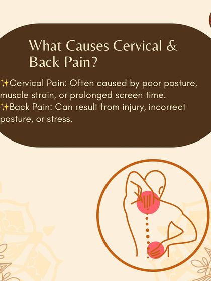 Understanding the root cause of pain is the first step to healing. This infographic from our Therapeutic Workshop explains common causes of cervical and back pain, such as poor posture and stress.