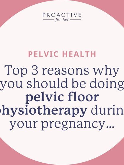 Here are the top 3 reasons you should be doing pelvic floor physiotherapy during your pregnancy.