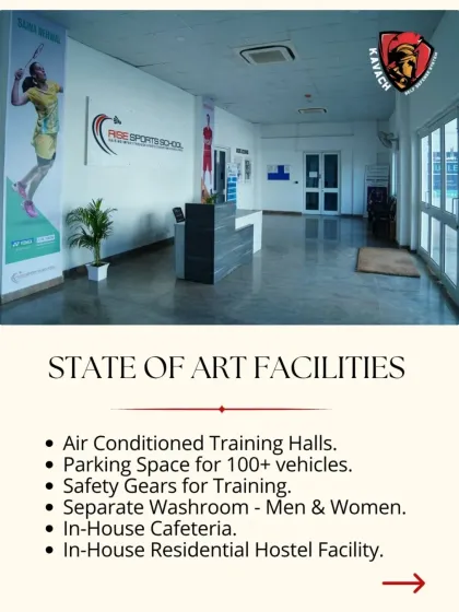 Our training boot camp is held at the Kavach Academy in Noida, which has state-of-the-art facilities. We provide air-conditioned halls, all necessary safety gear, and an in-house residential hostel for outstation participants.