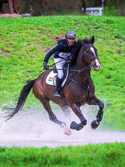 This is what peak performance looks like. Here, one of my riders demonstrates the power, trust, and athleticism required for cross country eventing, a discipline we prepare our most advanced equestrians for.