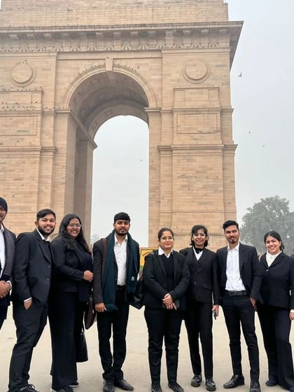 Team outing at India Gate. I believe in maintaining a healthy work-life balance and building strong bonds within my team.