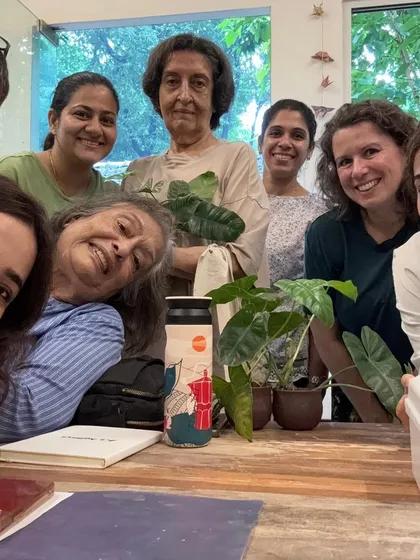 This is what it's all about for me. Building a community, sharing stories over coffee, and squeezing in some pottery too. These sessions are filled with so much warmth and creativity.