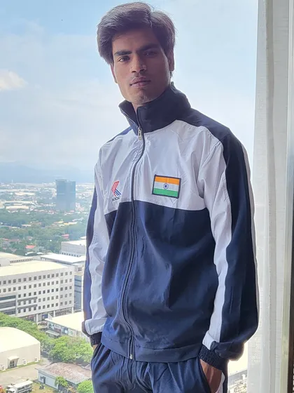 A portrait of determination. Harshit Pandey during the 22nd Asian Karate Championship, where he showed immense talent and fighting spirit.
