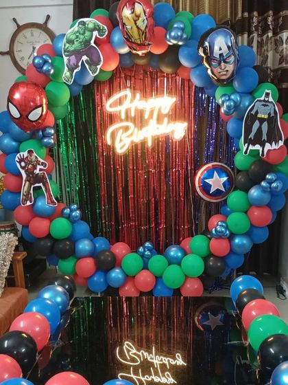 The same Avengers ring setup, showing how it looks with the reflection on a glossy floor.