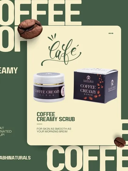 Awaken your skin with our Coffee Creamy Scrub. This indulgent scrub exfoliates gently, leaving your skin as smooth and refreshed as your morning brew.