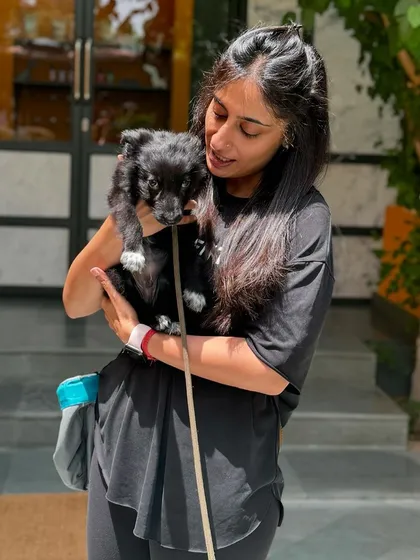 My youngest student, 3-month-old Shifu, during his weekly Puppy Pre-School session. Proactive guardians make all the difference.