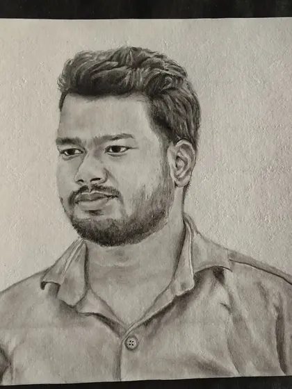 This portrait was part of my follower sketch series. I am skilled at capturing a variety of faces and expressions.