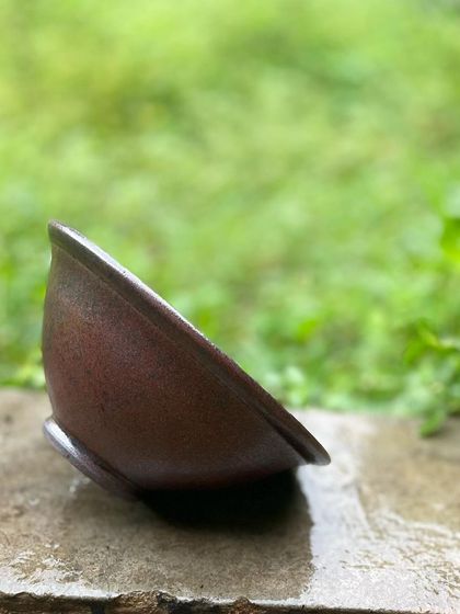 The unique profile of one of the bowls from our failed batch. Even in failure, there are lessons and beauty to be found.