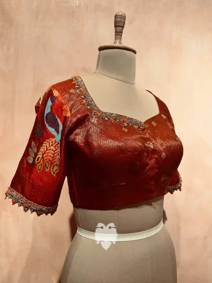 Blouse House by Mahitha Prasad - Custom Blouse Design & Embroidery A Closer Look: The Art of Embroidery photo 11
