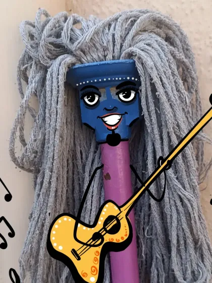 This is a fun exercise to show how I can turn any object, even a household mop, into a playful and memorable brand mascot. I love finding personality in everyday things to create unique character concepts.