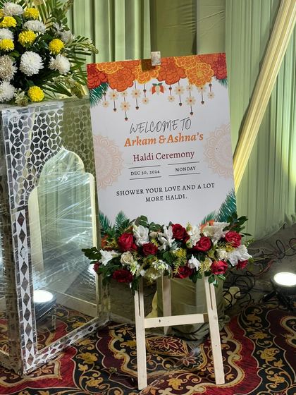 The Trendy Party - Wedding & Pre-Wedding Event Decoration Vibrant Haldi & Mehendi Setups photo 53