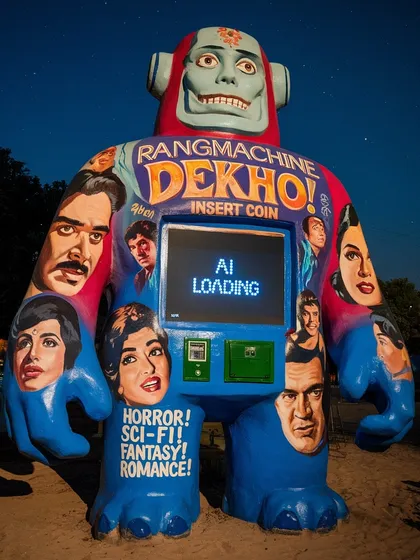 A 'Rangmachine' that generates stories in different genres like horror, sci-fi, and romance.