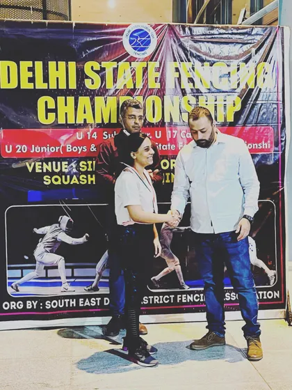 Congratulations to Manya for her bronze medal in the Senior State Championship. We are proud of you.