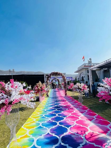 Nirvana Event and Decor - Social & Private Event Decoration Vibrant Haldi & Mehendi Setups photo 6