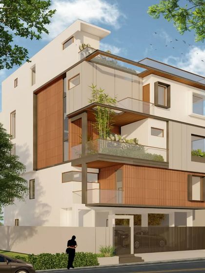 ID+AS Architects - Architectural Design Residential Exteriors: Contemporary Facades photo 8